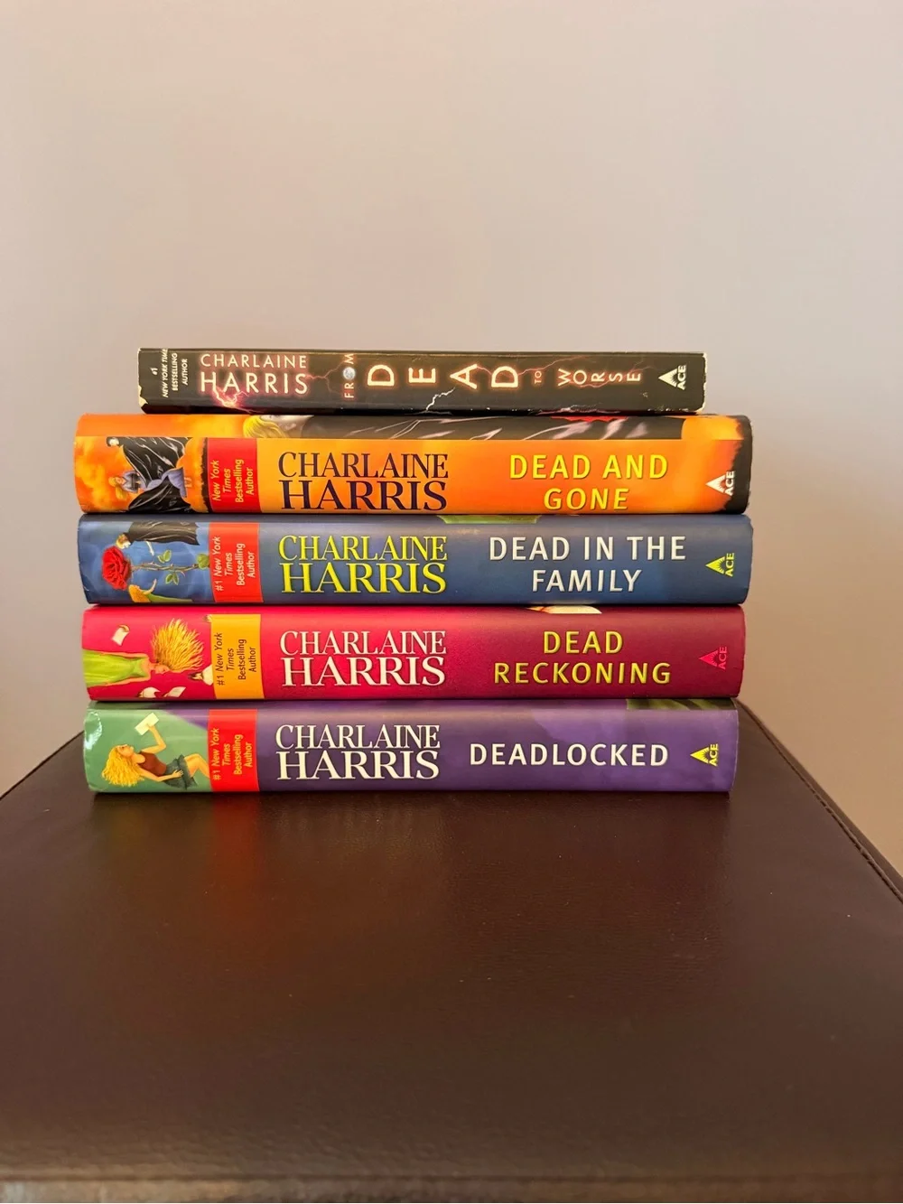 Books 8 - 12 of the Sookie Stackhouse Series by Charlaine Harris